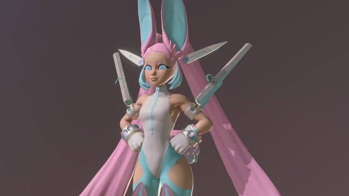 Mecha Bun 3D Model