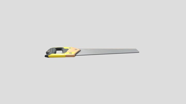 Hand Saw 3D Model