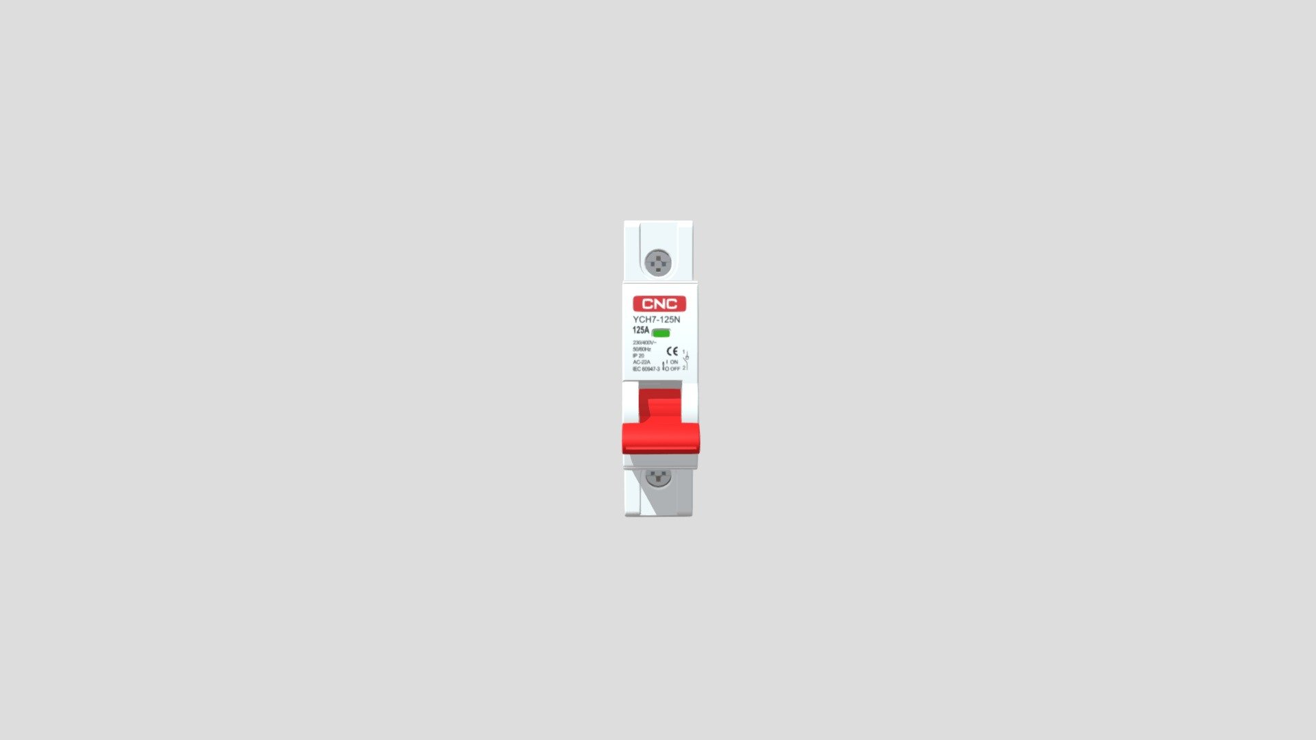 YCH7-125 Series Isolating Switch — Sketchfab embed 3D viewer