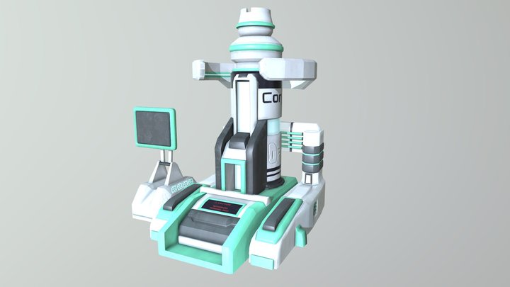 Sci Fi Chamber 3D Model