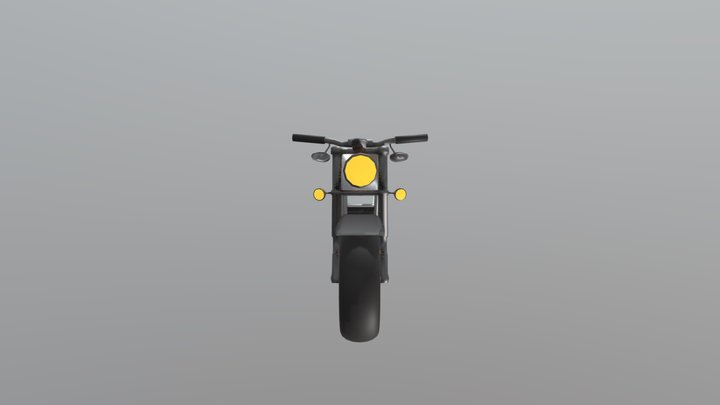 Motor Cycle 3D Model