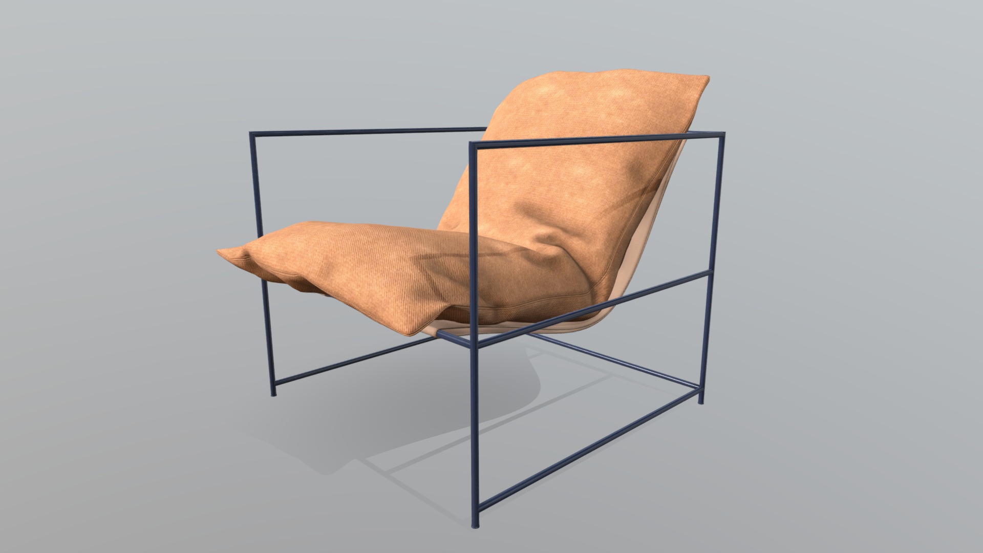 3D model Sierra Chair - This is a 3D model of the Sierra Chair. The 3D model is about a chair with a pillow.