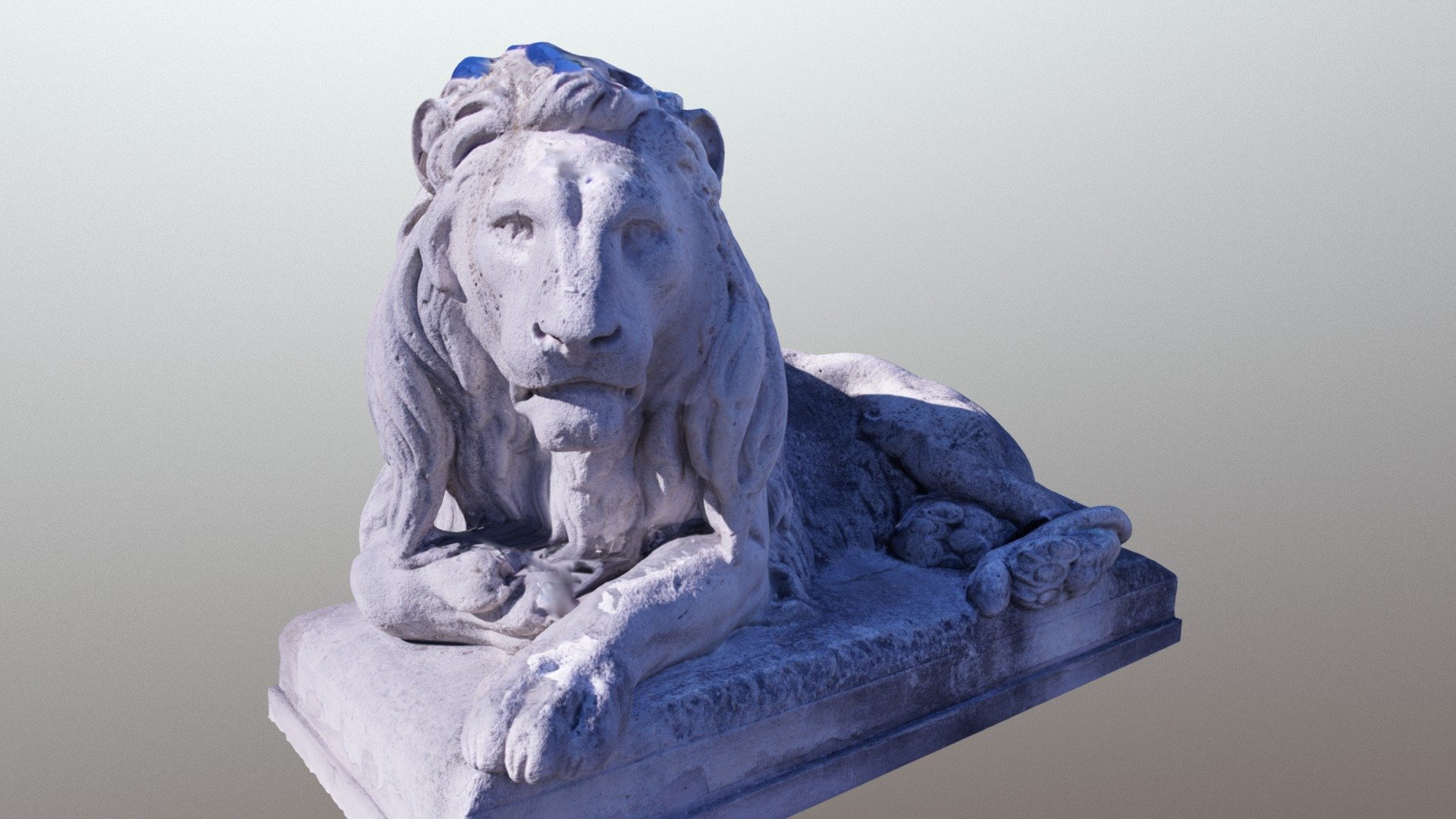 #3 - Stone Lion perched in its jungle