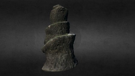 Farmor, på höga berget 3D Model
