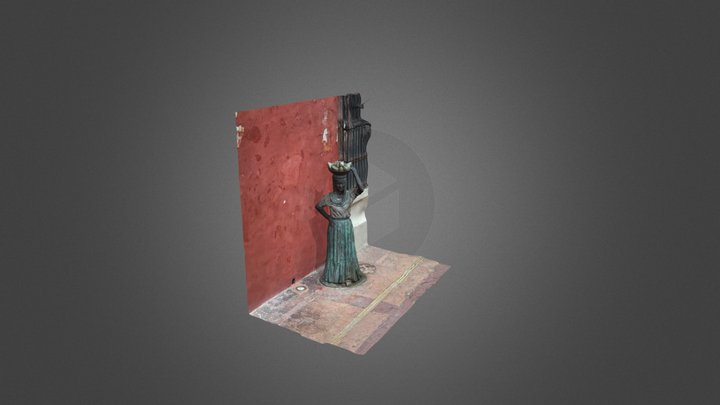 Vendedora de Mangos 3D Model