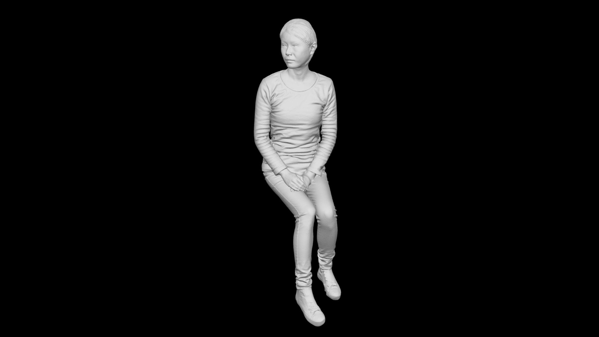 Human Download Free 3d Model By Thunk3d 3d Scanner Lily Qin1 [22f5731] Sketchfab