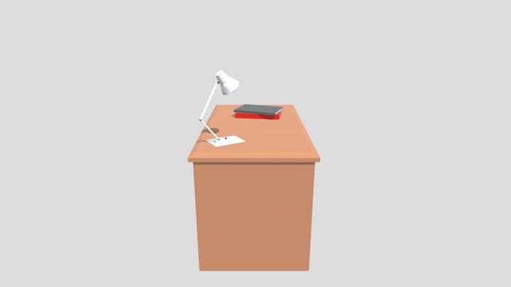 Desk 3D Model