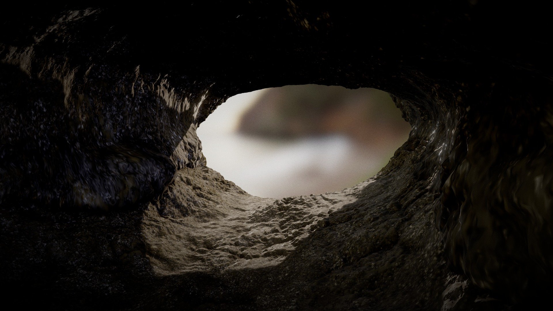 Small Cave scene with opening - Download Free 3D model by Tosmx ...