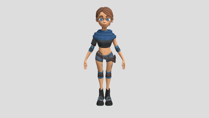 3D Model Girl 3D Model