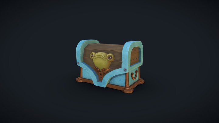 Sea King's Chest - Frog 3D Model