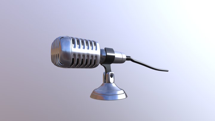 Microfono 3D Model