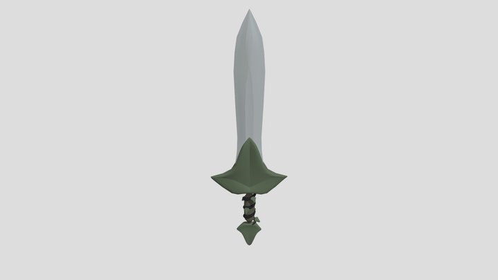 Leaf Dagger 3D Model