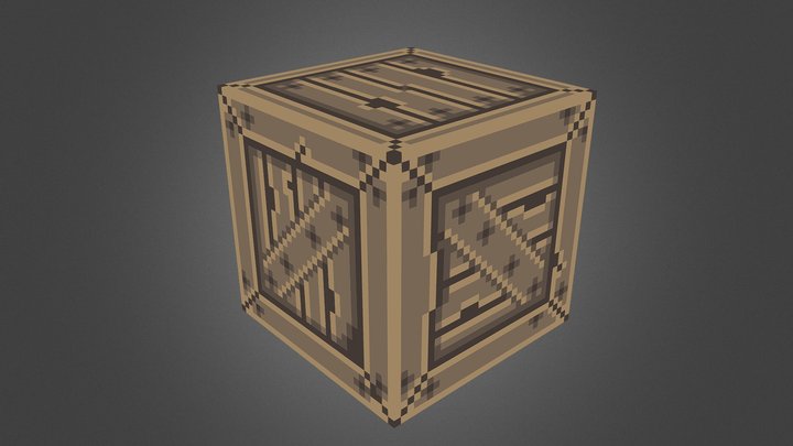 LP Crate 3D Model