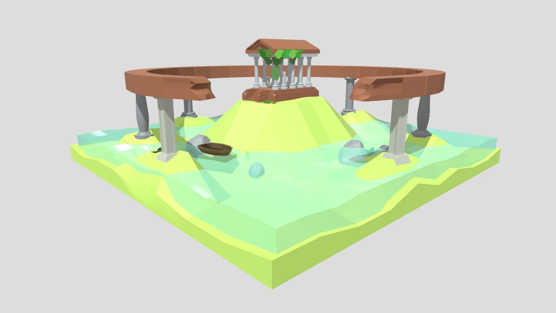 greek temple Island