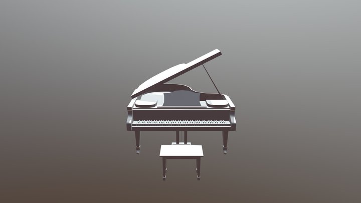 Piano Low 3D Model