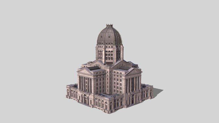 Old Federal Building – Modello 3D gratuito STL