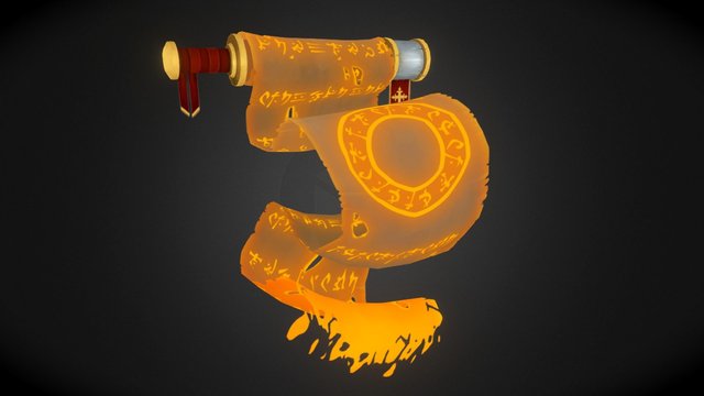 Scroll of Smiting 3D Model