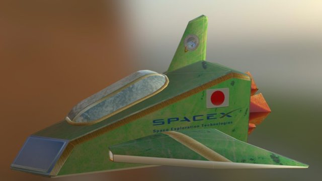 Spacecraft Sketchfab 3D Model