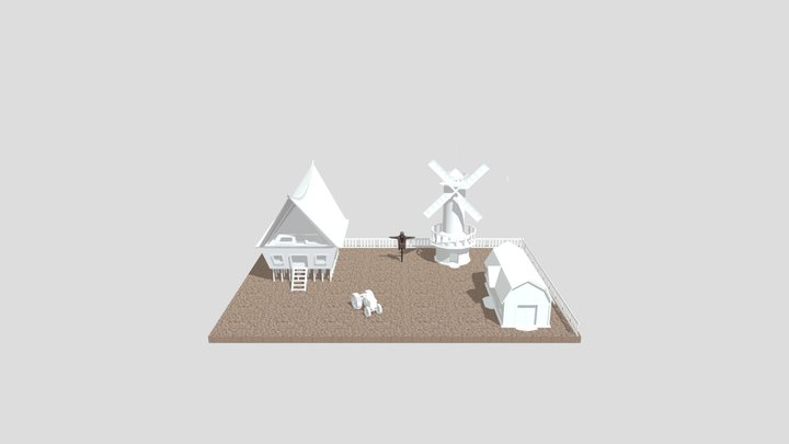 Farm diorama 3D Model