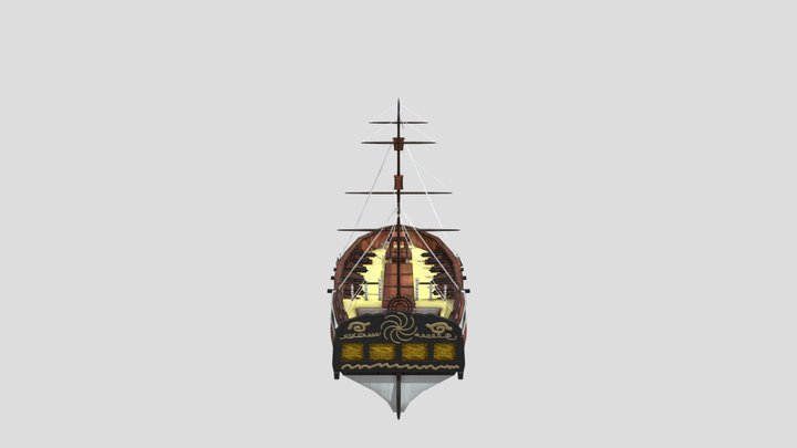 207 Boat For UTAS 3D Model