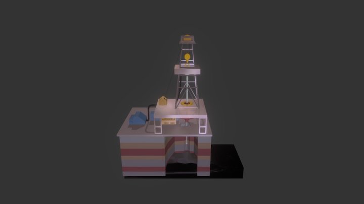 Oil plant 3D Model