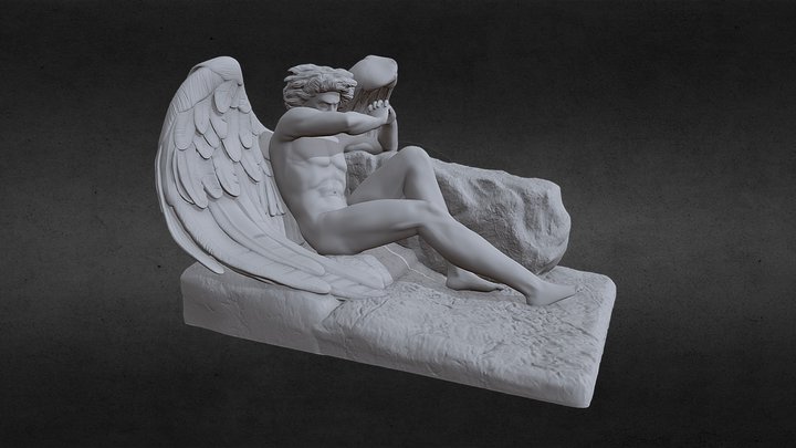 The Fallen Angel 3D Model