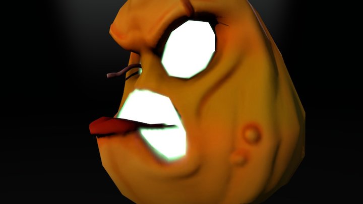 Pumpkin Head II 3D Model