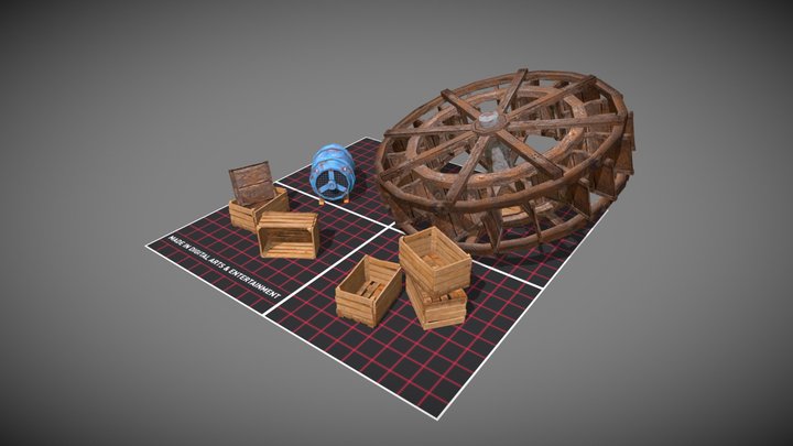 Forest Loner - 3 Simple Props 3D Model