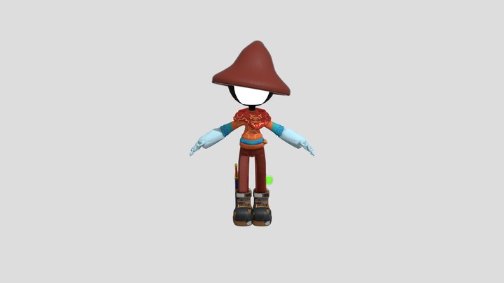 Shadow Character 1: The Adventurer 3D Model