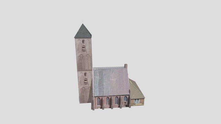 Wijk aan Zee Church 3D Model