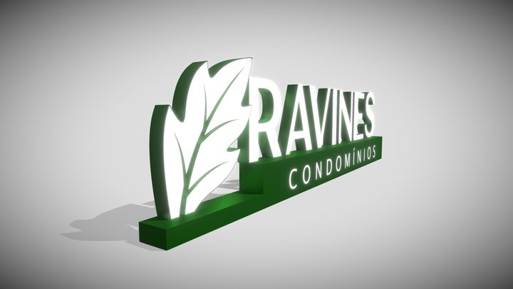 Ravines 3D Model