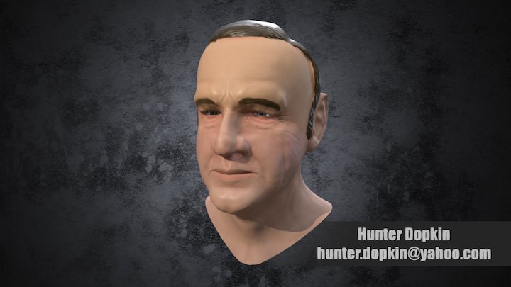 Head Bust 3D Model