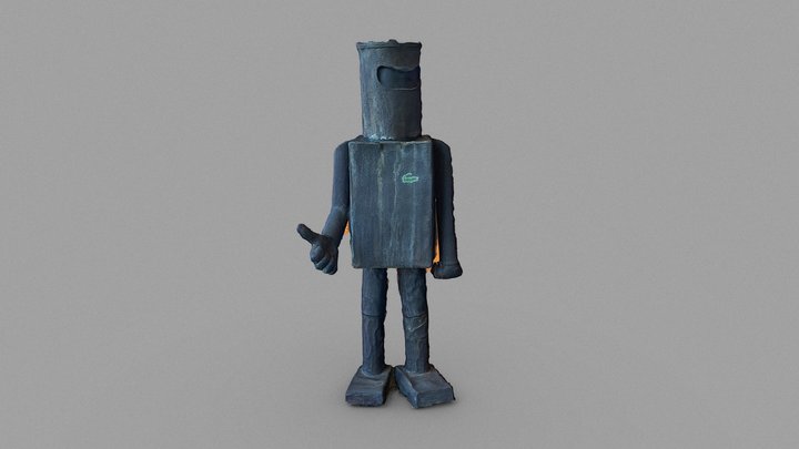 Randal boggs from Monster Inc free 3D model 3D printable