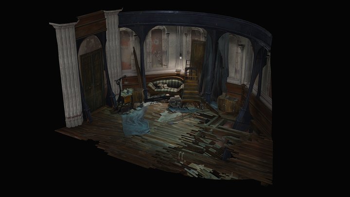 Victorian Room 3D Model