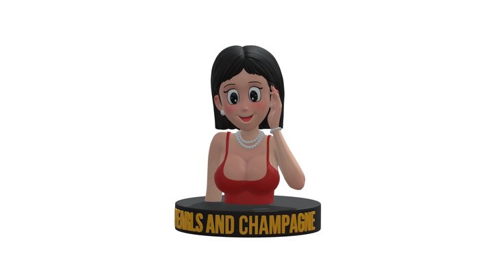 PEARLS_AND_CHAMPAGNE23 3D Model