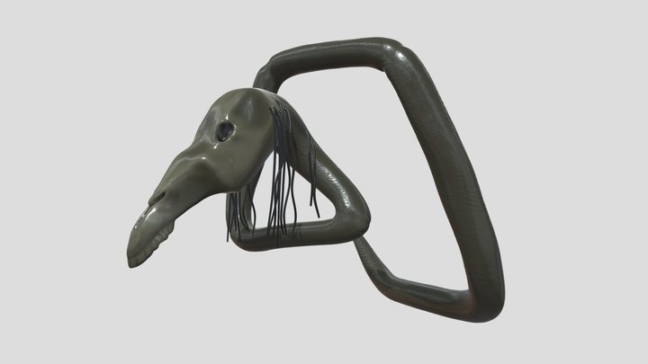 Long Horse 3D Model
