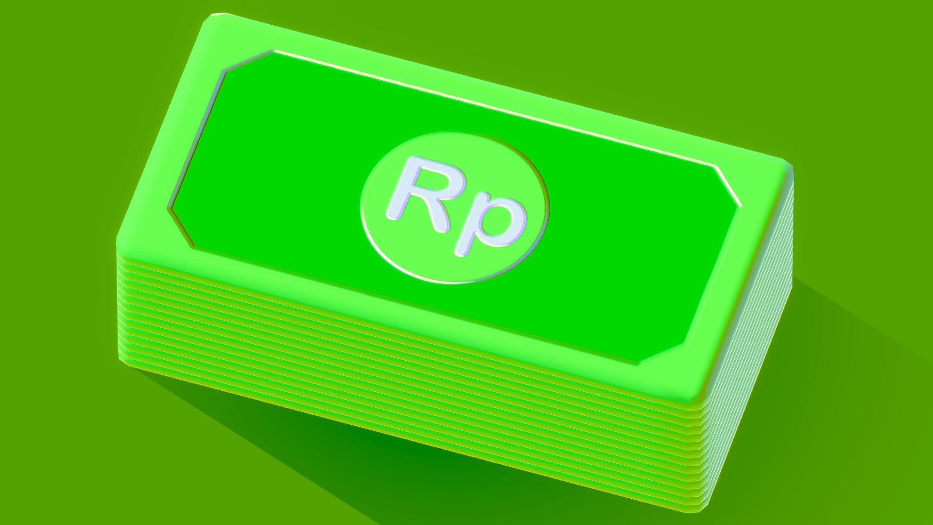 Marketing Icons - Rupiah Bill - Buy Royalty Free 3D model by Assemblr ...