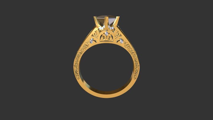 Dylan's Custom Ring 3D Model