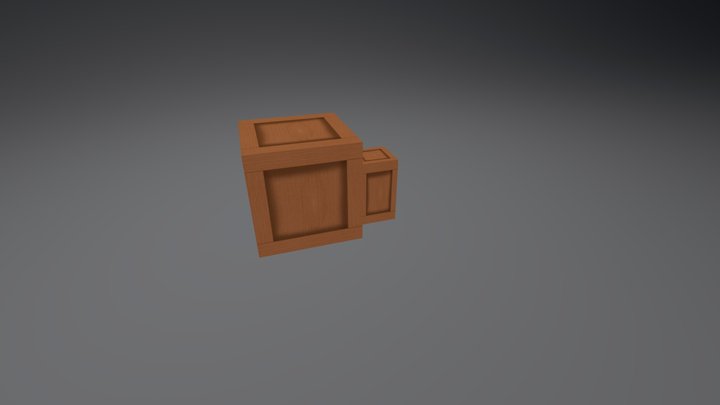 Crate 3D Model