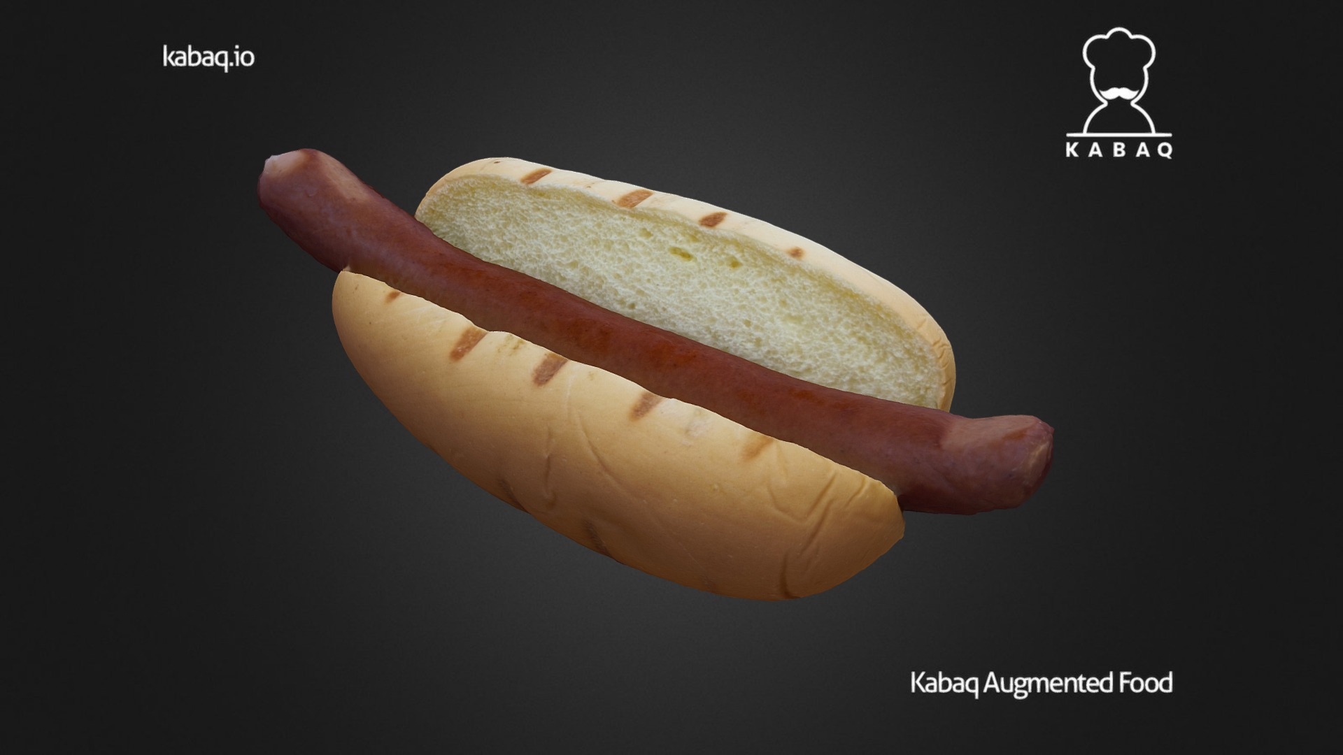 3D model Dutchboy – Classic Dog - This is a 3D model of the Dutchboy - Classic Dog. The 3D model is about a close-up of a hotdog.