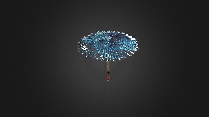 [FREE] 3d Old The Wagasa  Japanese Umbrella V.3