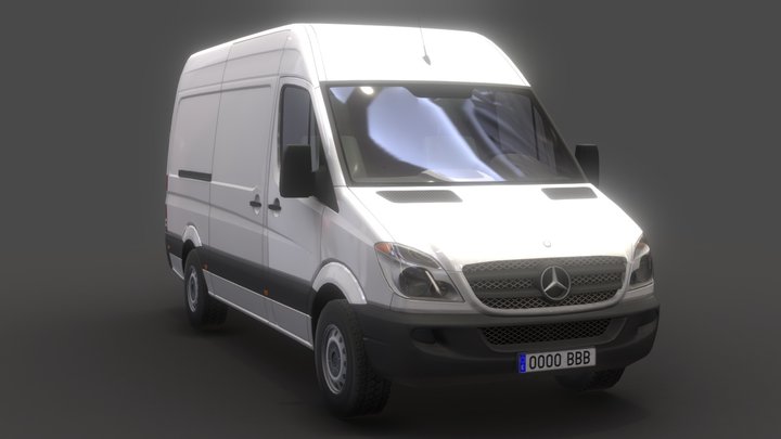 Mercedes Sprinter 2013 3D Model
