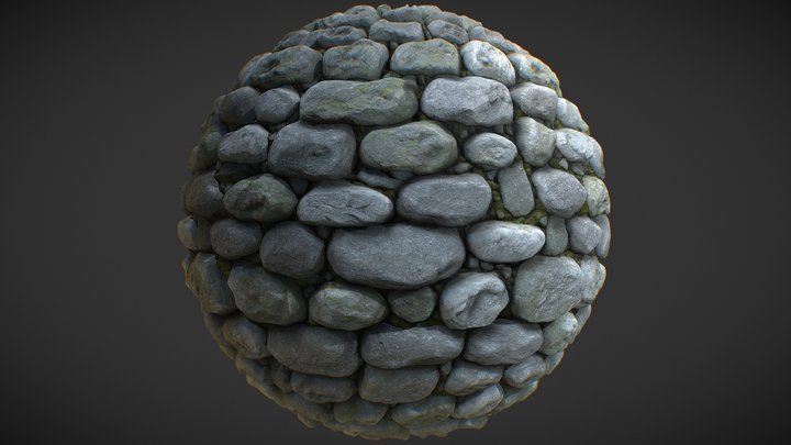 Seamless Rustic Stone Wall & Floor Texture 058