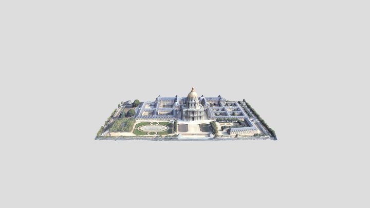 225 - POI - Dôme des Invalides 3D Model