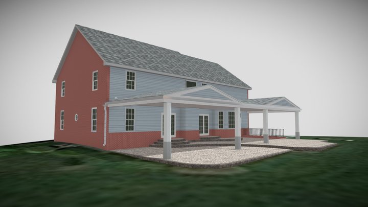 Proposed Roof Covered Patio 3D Model