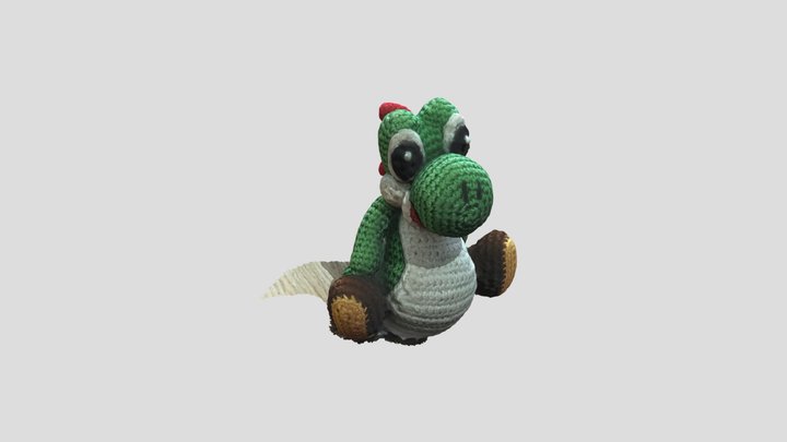 Modelo yoshi tejido 3D Model