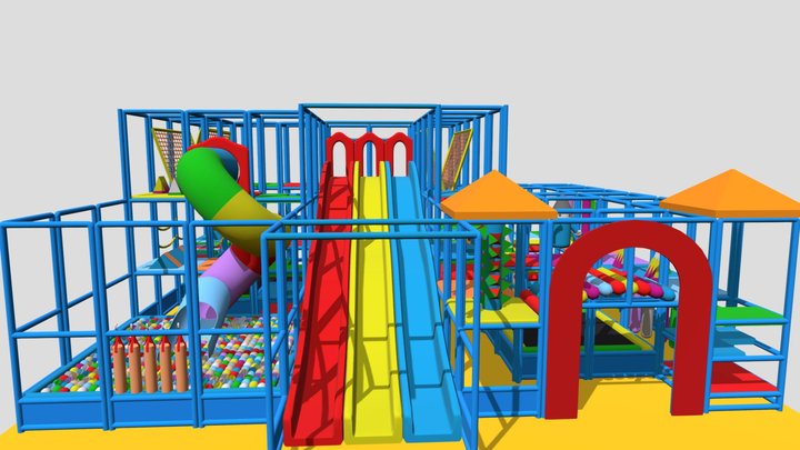 PL421 - Indoor Playground 3D Model