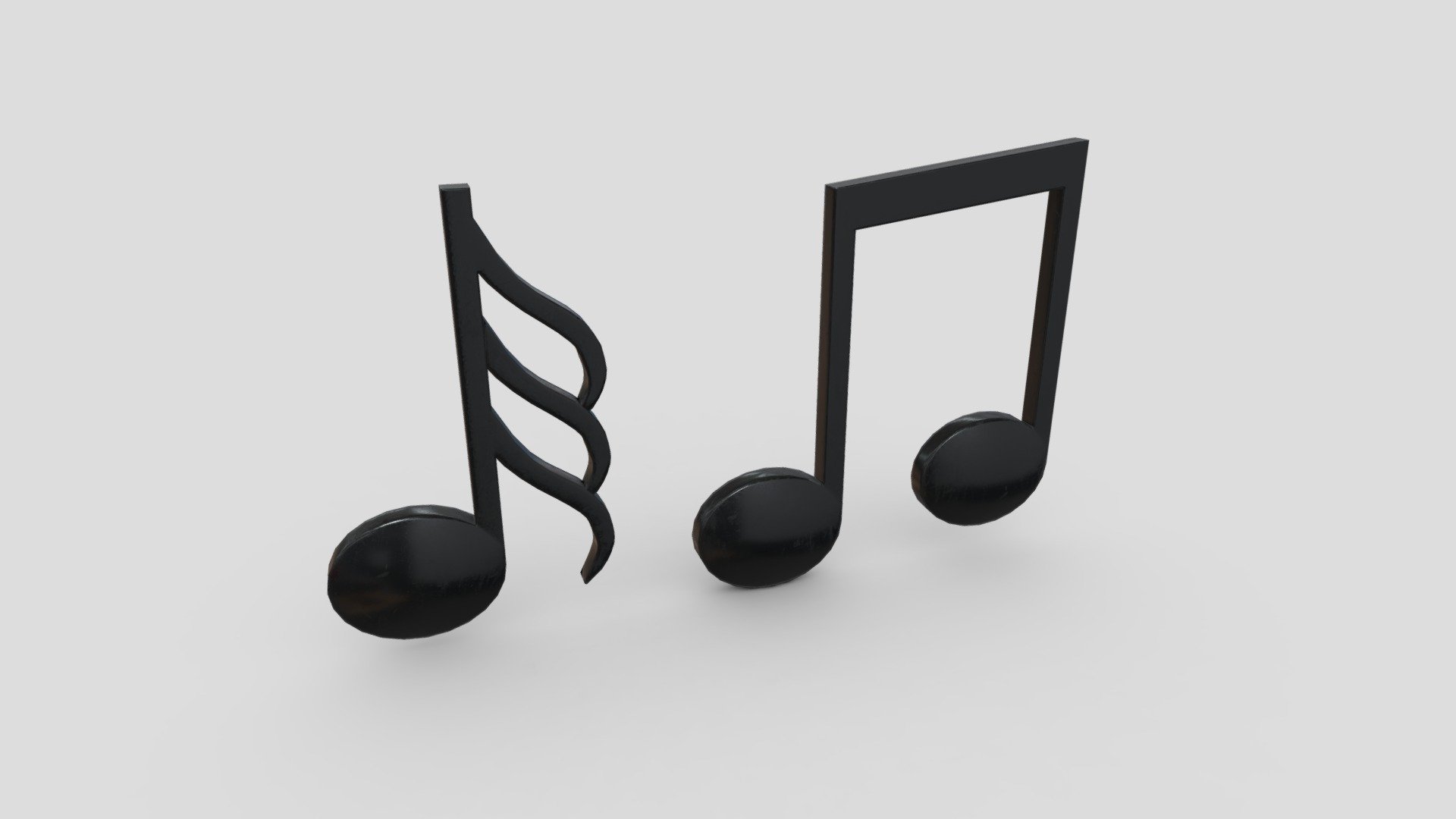 Musical Note 3 Buy Royalty Free 3d Model By Plaggy 2305e77