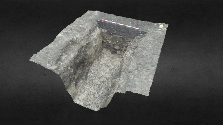 Expolio / zanja muro 3D Model