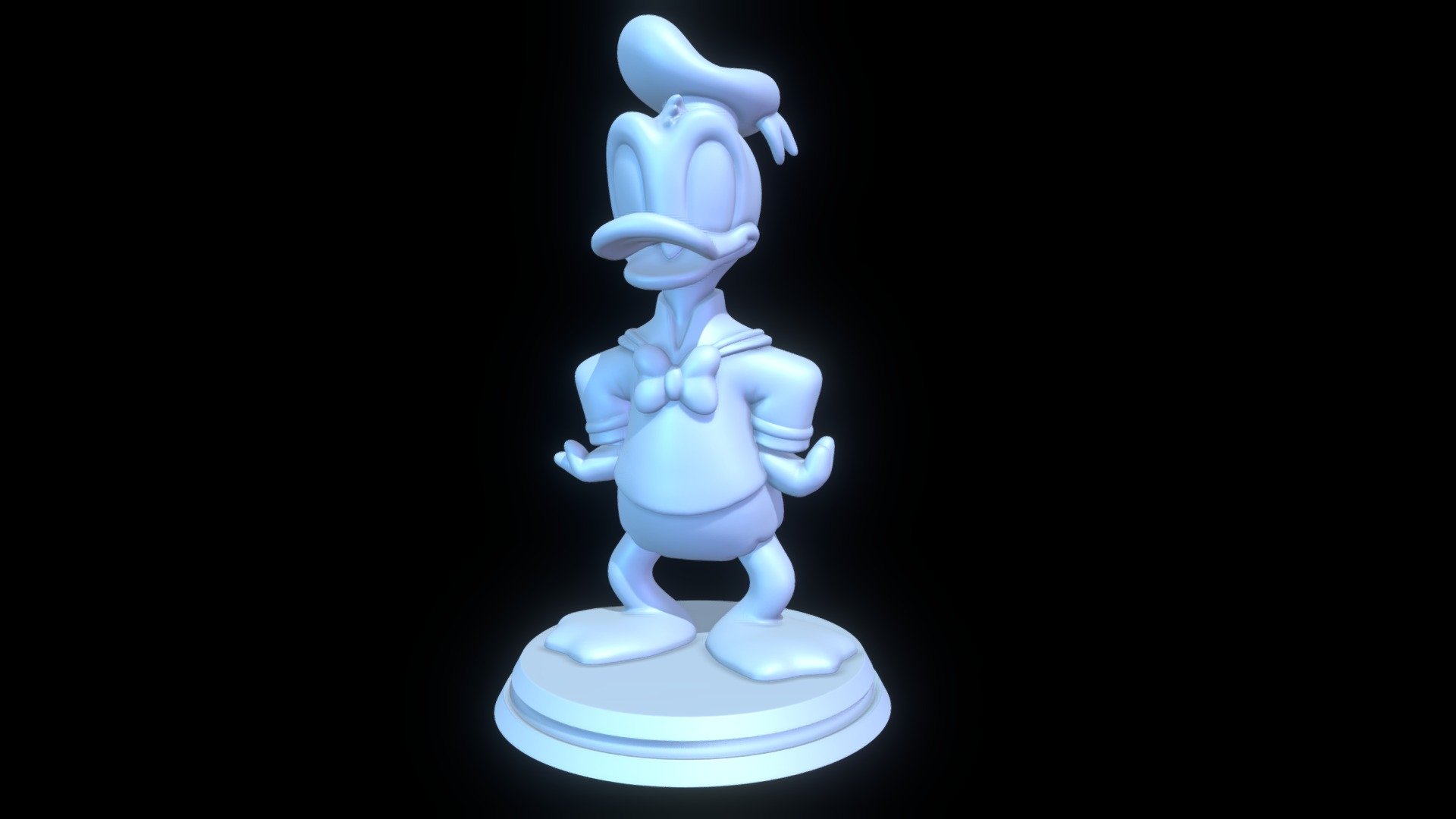 Donald Duck 3d Print Buy Royalty Free 3d Model By Sillytoys 2306157 Sketchfab Store